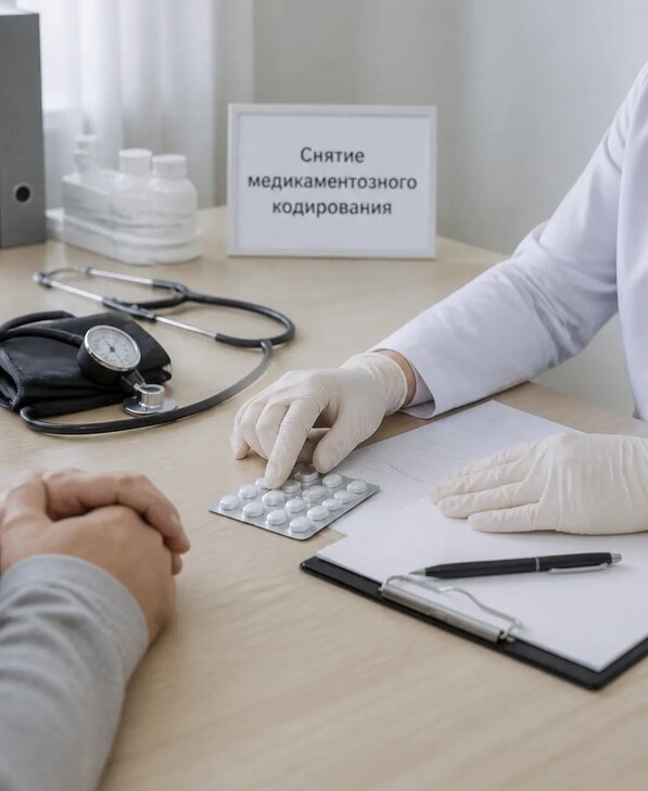 Снятие медикаментозного кодирования в Тихвине от 5464 р. | Медзона